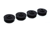 Leaf Spring Bushing Set; Black; Rear; Spring Cushions; Performance Polyurethane;