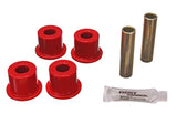 Shackle Eye Set; Red; w/1.75 in. OD Frame Shackle; Performance Polyurethane;