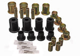 Control Arm Bushing Set; Black; Front; 1.90 in. OD; Performance Polyurethane;