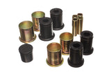 Control Arm Bushing Set; Black; Front Lower; Performance Polyurethane;