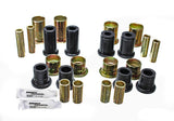 Control Arm Bushing Set; Black; Front; Performance Polyurethane;