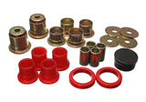 Control Arm Bushing Set; Red; Front; Performance Polyurethane;