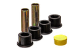 Control Arm Bushing Set; Black; Front Lower; Performance Polyurethane;