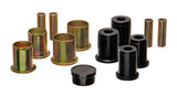 Control Arm Bushing Set; Black; Front Lower; Performance Polyurethane;