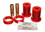 Control Arm Bushing Set; Red; Front; Performance Polyurethane;