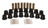 Control Arm Bushing Set; Black; Front Or Rear; Performance Polyurethane;