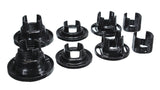 Sub-Frame Bushing Set; Black; Rear; Performance Polyurethane;