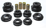 Sub-Frame Bushing Set; Black; Rear; Replacement; Performance Polyurethane;