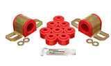 Sway Bar Bushing Set; Red; Rear; Bar Dia. 1 1/16 in.; Performance Polyurethane;