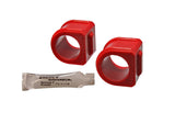 Sway Bar Bushing Set; Red; Front; Bar Dia. 34mm; Performance Polyurethane;