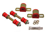 Sway Bar Bushing Set; Red; Rear; Bar Dia. 19mm; Performance Polyurethane;