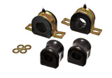 Sway Bar Bushing Set; Black; Front; Bar Dia. 32mm; Performance Polyurethane;