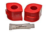 Sway Bar Bushing Set; Red; Front; Bar Dia. 26mm; Performance Polyurethane;