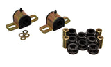 Sway Bar Bushing Set; Black; Rear; Bar Dia. 22mm; Performance Polyurethane;