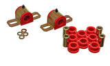 Sway Bar Bushing Set; Red; Rear; Bar Dia. 22mm; Performance Polyurethane;