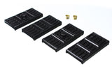 Universal Leaf Spring Pad; Black; Rear; Performance Polyurethane;