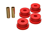 Engine Torque Strut Bushing Set; Red; Performance Polyurethane;