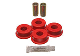 Track Arm Bushing Set; Red; Rear; Panhard Bar; Performance Polyurethane;