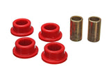 Track Bar Bushing; Red; Rear; Performance Polyurethane;