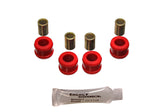 End Link Bushing Set; Red; Rear; Performance Polyurethane;