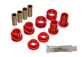 End Link Bushing Set; Red; Front; Performance Polyurethane;