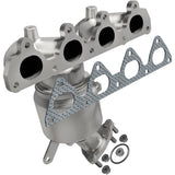 Catalytic Converter with Integrated Exhaust Manifold