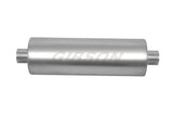 SFT Superflow Center/Center Round Muffler; Stainless