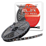 Exterior Black Flex LED Spool, White