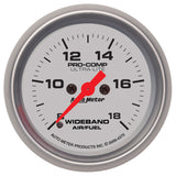 GAUGE, AIR/FUEL RATIO-WIDEBAND, ANALOG, 2 1/16