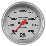 GAUGE, OIL TEMP, 2 5/8in, 140-340deg F, DIGITAL STEPPER MOTOR, ULTRA-LITE