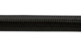 5ft Roll of Black Nylon Braided Flex Hose; AN Size: -10; Hose ID 0.58