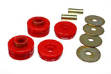 Transmission Mount Set; Red; Performance Polyurethane;