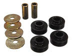 Differential Carrier Bushing Set; Black; Performance Polyurethane;