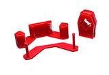 Transmission Shifter Bushing Set; Red;