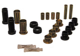 Control Arm Bushing Set; Black; Front; Performance Polyurethane;