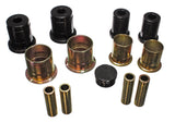 Control Arm Bushing Set; Black; Front; Performance Polyurethane;