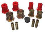 Control Arm Bushing Set; Red; Front; Performance Polyurethane;