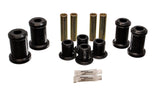 Control Arm Bushing Set; Black; Front; Performance Polyurethane;