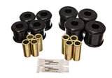 Control Arm Bushing Set; Black; Rear; Performance Polyurethane;