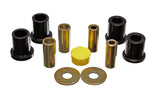 Control Arm Bushing Set; Black; Front; Performance Polyurethane;