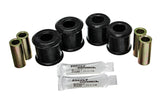 Control Arm Bushing Set; Black; Rear; Performance Polyurethane;