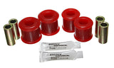 Control Arm Bushing Set; Red; Rear; Performance Polyurethane;