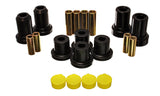 Control Arm Bushing Set; Black; Front; Performance Polyurethane;