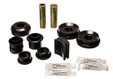 Control Arm Bushing Set; Black; Rear Upper; Performance Polyurethane;