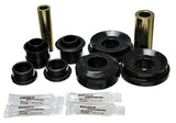 Control Arm Bushing Set; Black; Rear; Must Reuse All Metal Parts;