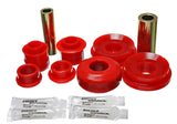 Control Arm Bushing Set; Red; Rear; Must Reuse All Metal Parts;