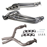 11-14 MUSTANG 5.0 1-7/8 LONG TUBE HEADERS PLUS MID PIPE (SILVER CERAMIC)