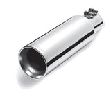 Stainless Double Walled Straight Exhaust Tip