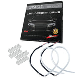 18 in. LED Accent DRLs, White