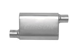 CFT Superflow Offset/Offset Oval Muffler; Stainless